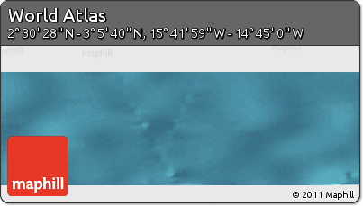 Satellite Panoramic Map of the Area around 2° 48' 4" N, 15° 13' 29" W