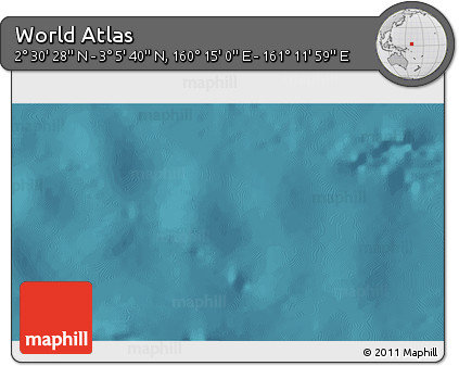 Satellite 3D Map of the Area around 2° 48' 4" N, 160° 43' 29" E