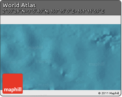 Satellite 3D Map of the Area around 2° 48' 4" N, 160° 43' 29" E