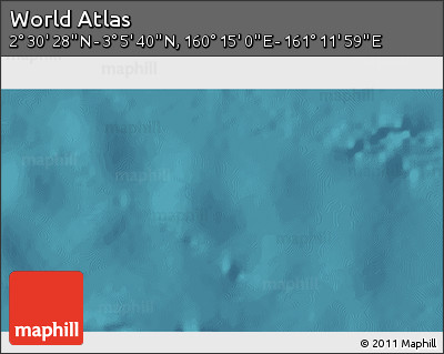 Satellite 3D Map of the Area around 2° 48' 4" N, 160° 43' 29" E