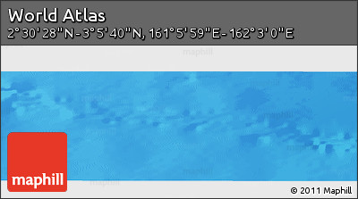 Physical Panoramic Map of the Area around 2° 48' 4" N, 161° 34' 29" E