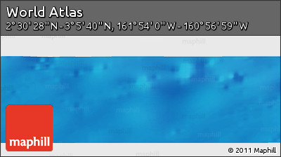 Physical Panoramic Map of the Area around 2° 48' 4" N, 161° 25' 30" W