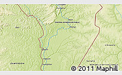 Physical 3D Map of the area around 2° 48' 4" N, 16° 13' 30" E