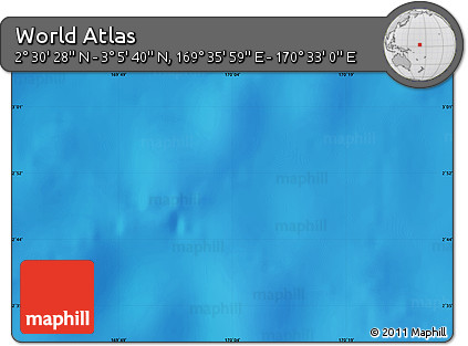 Physical Map of the Area around 2° 48' 4" N, 170° 4' 29" E