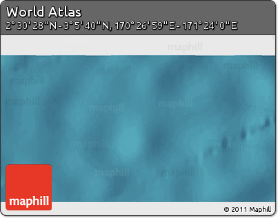 Satellite 3D Map of the Area around 2° 48' 4" N, 170° 55' 30" E