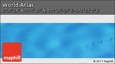 Physical Panoramic Map of the Area around 2° 48' 4" N, 170° 55' 30" E