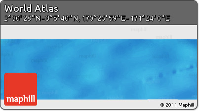Physical Panoramic Map of the Area around 2° 48' 4" N, 170° 55' 30" E