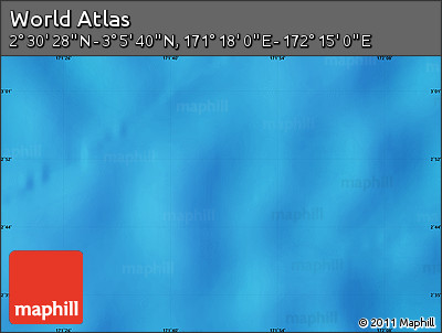 Physical Map of the Area around 2° 48' 4" N, 171° 46' 30" E