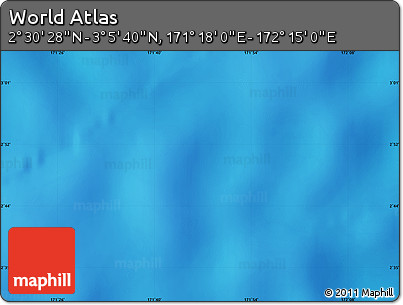 Physical Map of the Area around 2° 48' 4" N, 171° 46' 30" E