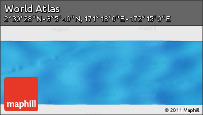 Physical Panoramic Map of the Area around 2° 48' 4" N, 171° 46' 30" E