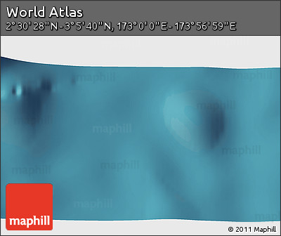 Satellite 3D Map of the Area around 2° 48' 4" N, 173° 28' 29" E