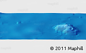 Shaded Relief Panoramic Map of the area around 2° 48' 4" N, 174° 10' 30" W