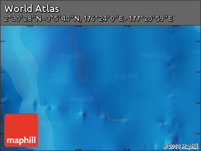Physical Map of the Area around 2° 48' 4" N, 176° 52' 30" E