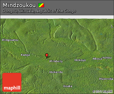 Satellite 3D Map of Mindzoukou