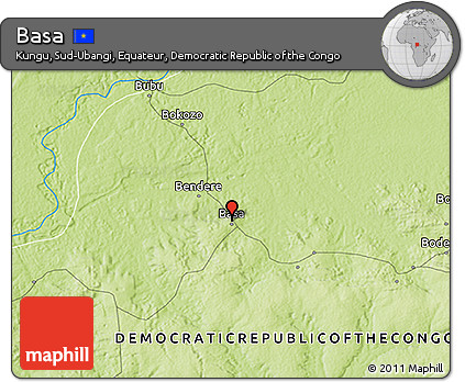 Physical 3D Map of Basa