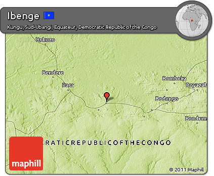Physical 3D Map of Ibenge
