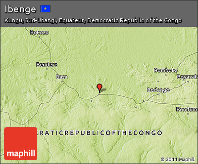 Physical 3D Map of Ibenge