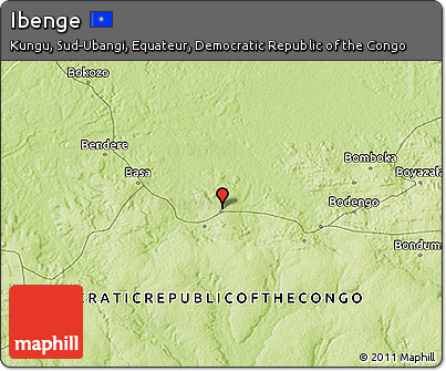 Physical 3D Map of Ibenge