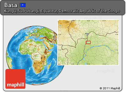 Physical Location Map of Basa