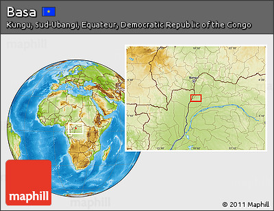 Physical Location Map of Basa