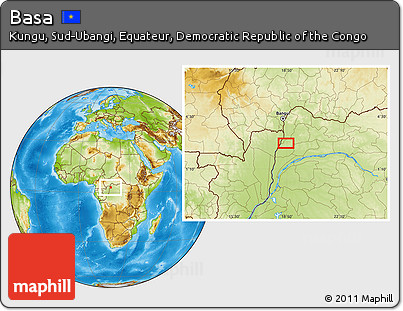 Physical Location Map of Basa