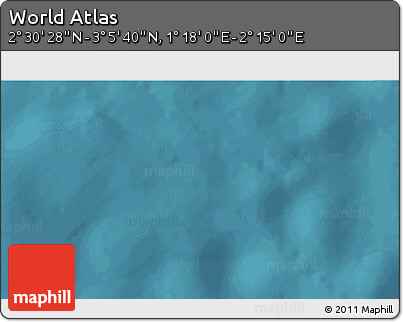 Satellite 3D Map of the Area around 2° 48' 4" N, 1° 46' 29" E