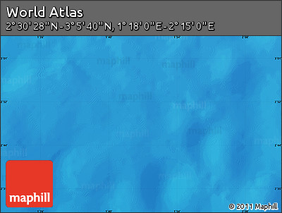 Physical Map of the Area around 2° 48' 4" N, 1° 46' 29" E