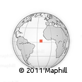 Outline Map of the Area around 2° 48' 4" N, 22° 1' 29" W, rectangular outline