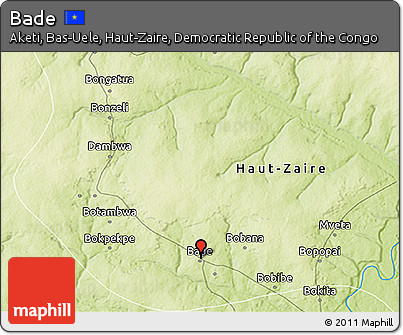 Physical 3D Map of Bade