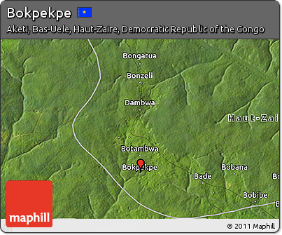Satellite 3D Map of Bokpekpe