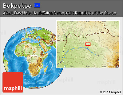 Physical Location Map of Bokpekpe