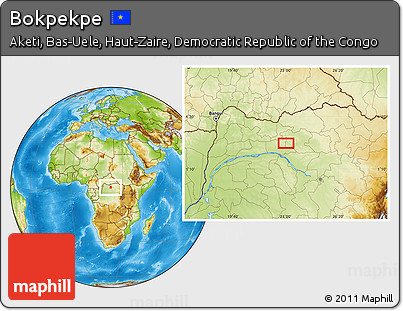 Physical Location Map of Bokpekpe