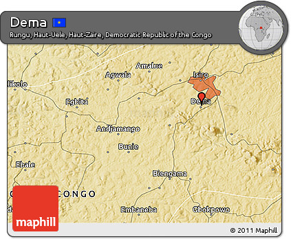 Physical 3D Map of Dema