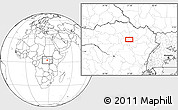 Blank Location Map of the area around 2° 48' 4" N, 27° 16' 29" E