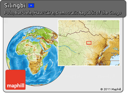 Physical Location Map of Silingbi