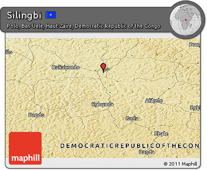 Physical Panoramic Map of Silingbi