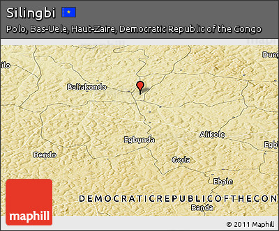 Physical Panoramic Map of Silingbi