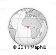 Outline Map of the Area around 2° 48' 4" N, 2° 37' 30" E, rectangular outline