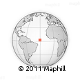 Outline Map of the Area around 2° 48' 4" N, 30° 31' 29" W, rectangular outline
