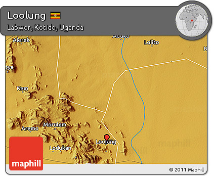 Physical 3D Map of Loolung
