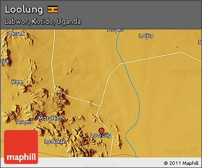 Physical 3D Map of Loolung