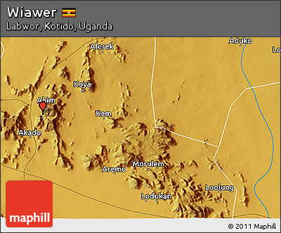 Physical 3D Map of Wiawer