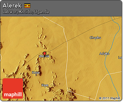 Physical 3D Map of Alerek