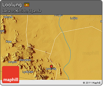 Physical 3D Map of Loolung