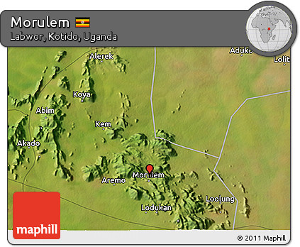 Satellite 3D Map of Morulem