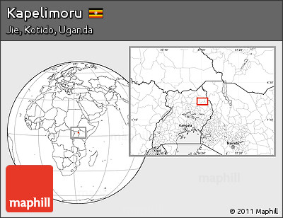 Blank Location Map of Kapelimoru