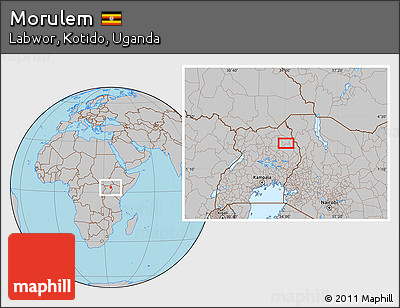Gray Location Map of Morulem
