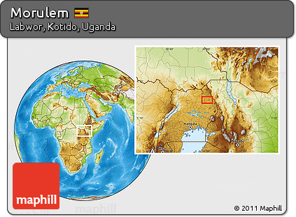 Physical Location Map of Morulem