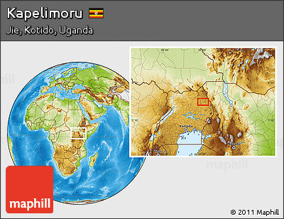 Physical Location Map of Kapelimoru