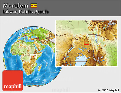 Physical Location Map of Morulem